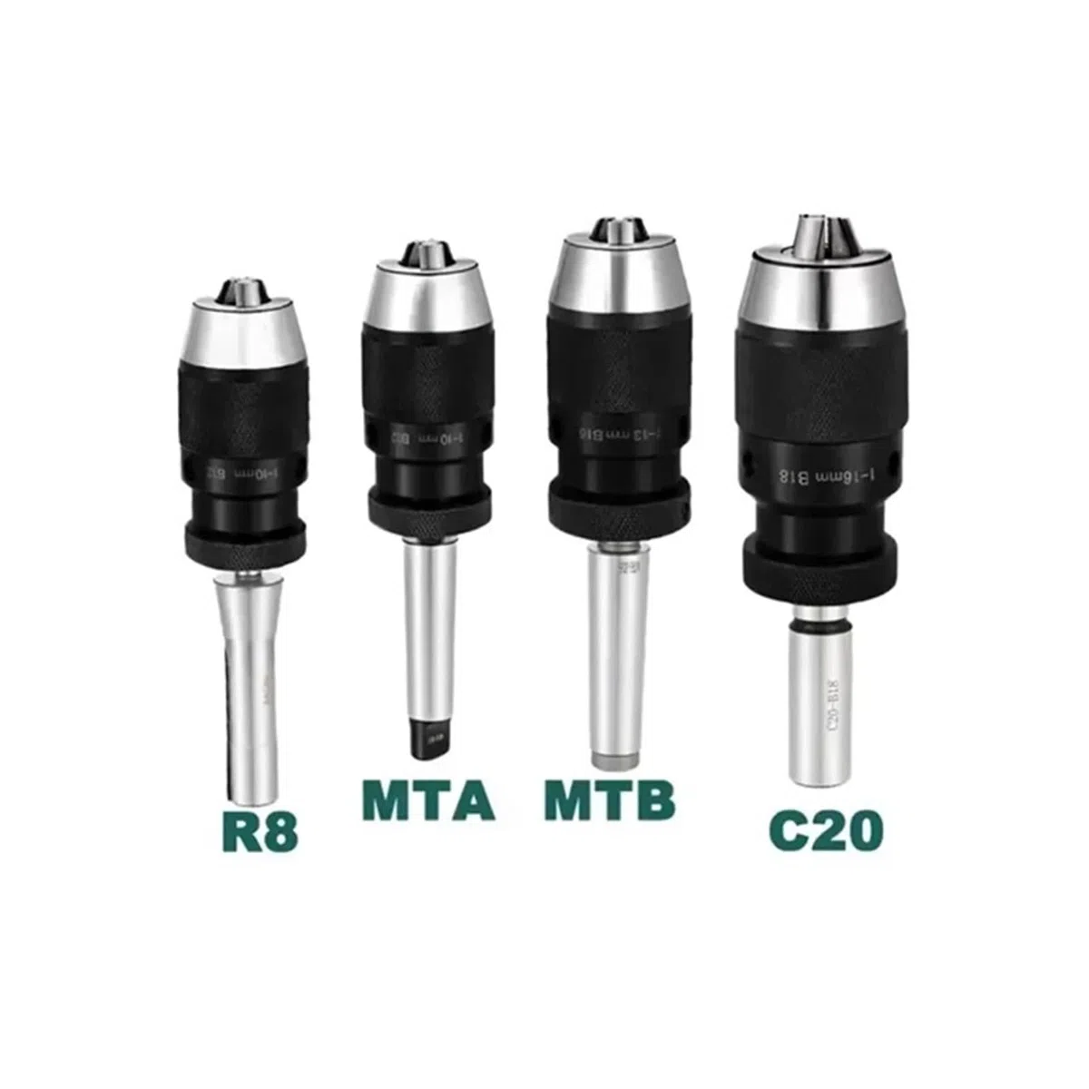 Mandrino autoserrante for macchine CNC MT1 MT2 MT3 MT4 MT5 R8 C10 C12 C16