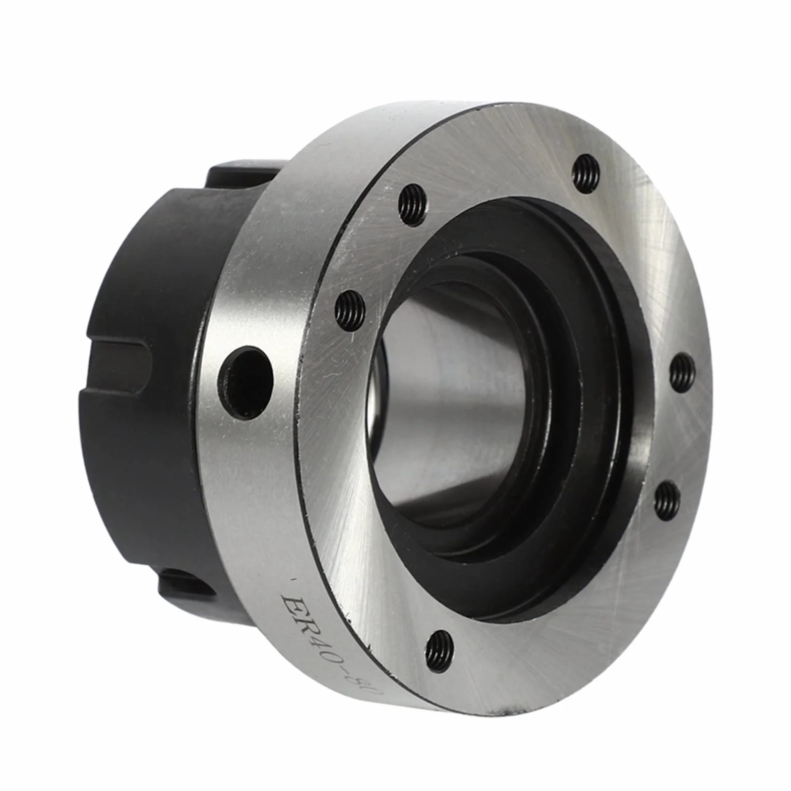 Mandrino del Tornio, Diametro 80 mm ER40. Supporto del mandrino acciaio di accuratezza for Cnc. Portautensili tornio della macchina da tavola fresatura