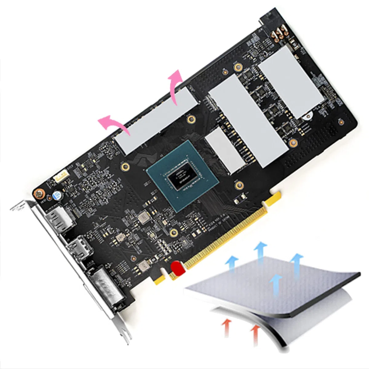 Pad Termico 14,8 W/MK,120x120x1mm Thermal Pad, Pad Termici in Silicone per dissipatore di Calore/GPU/CPU/LED (1mm)
