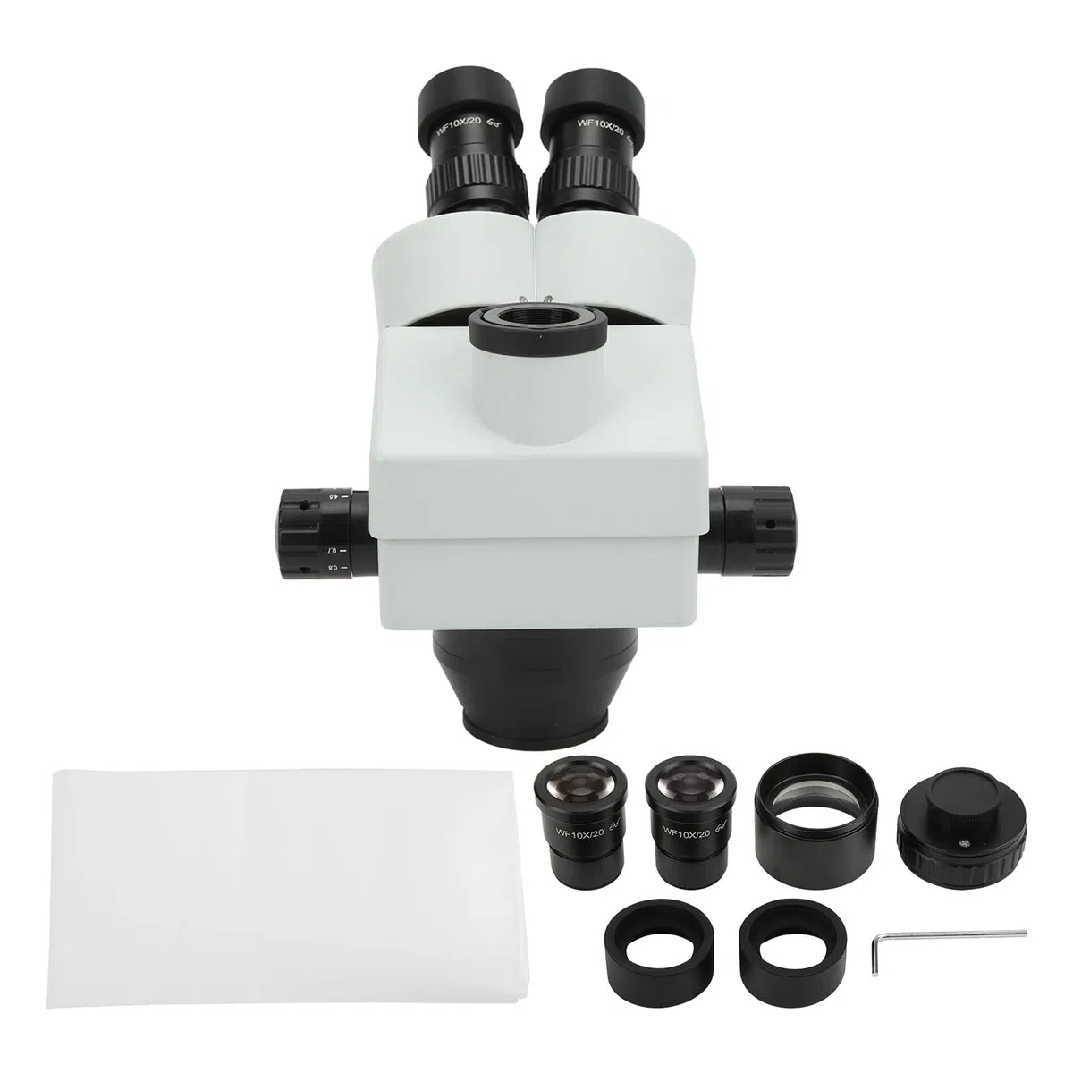YWBL-WH Testa per Microscopio Trinoculare, Testa Stereo Continua con Zoom