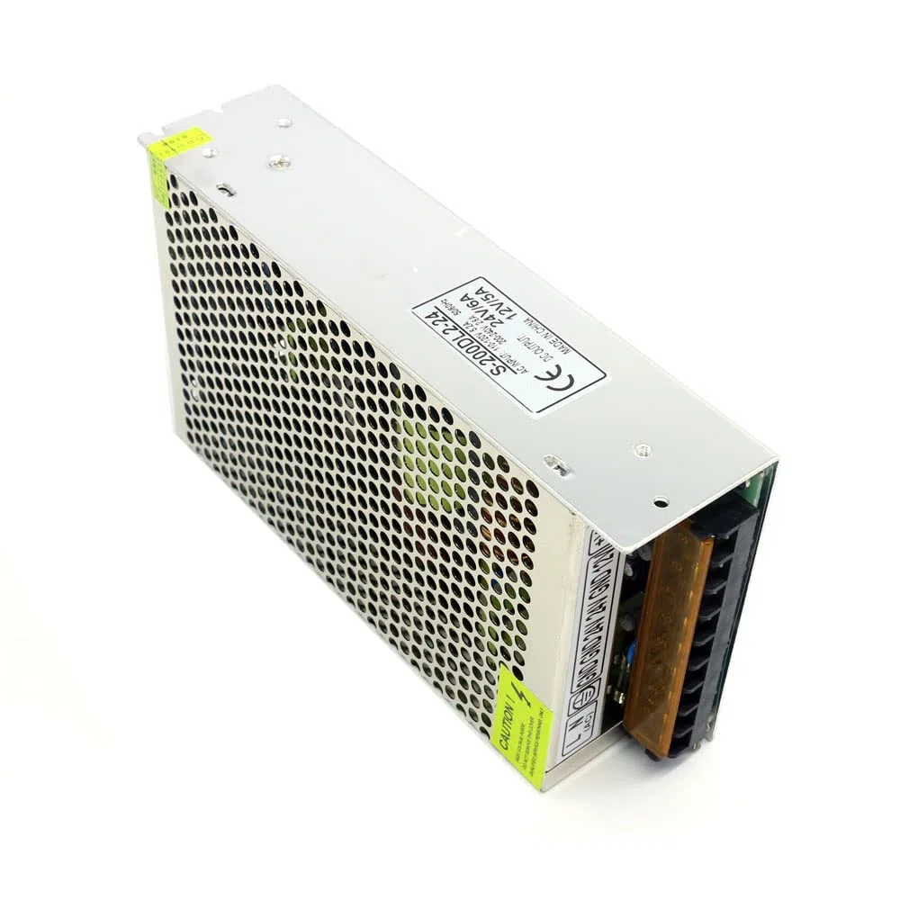 Alimentatore Da Banco,Alimentatore Da Laboratorio Dc. 5V 12V 24V. Alimentatore di commutazione 15 0W 200W 250W. Doppia uscita DC. Alimentatore motore con due serie di output(24V8A 12V5A Dual)