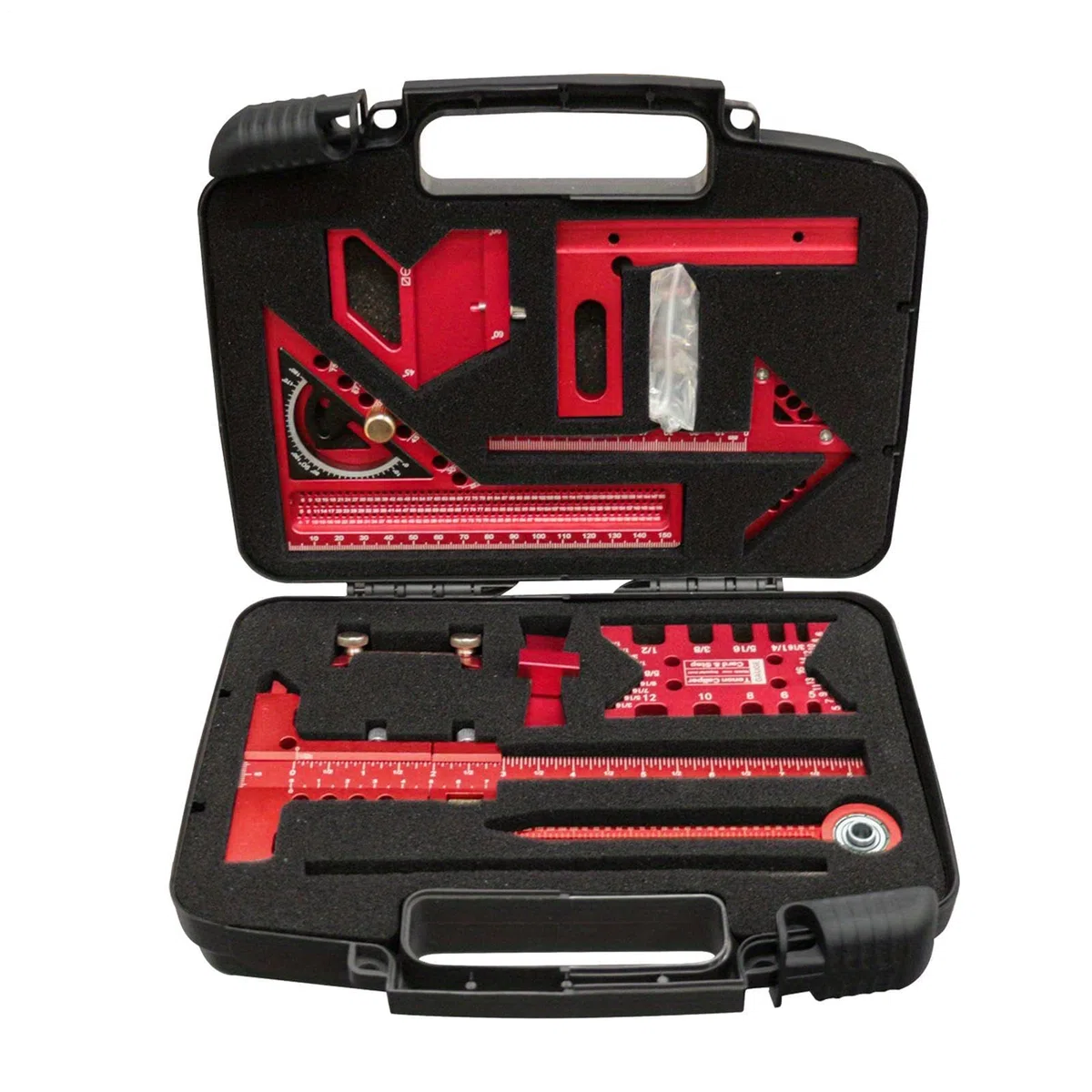 Di Misura Kit 9 Pezzi Attrezzo Di Carpentiere Con Gauge E Righello