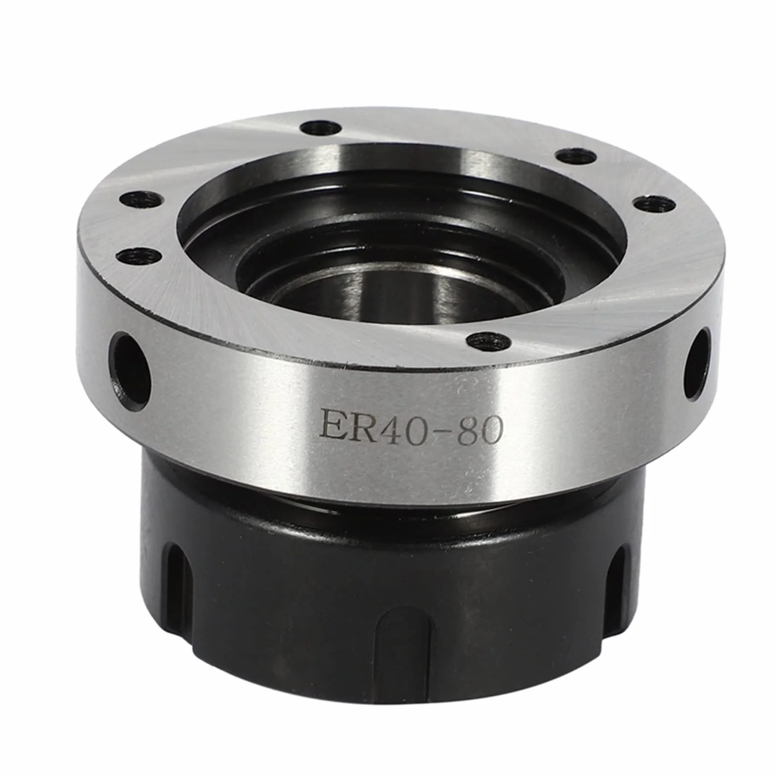 Mandrino del Tornio, Diametro 80 mm ER40. Supporto del mandrino acciaio di accuratezza for Cnc. Portautensili tornio della macchina da tavola fresatura
