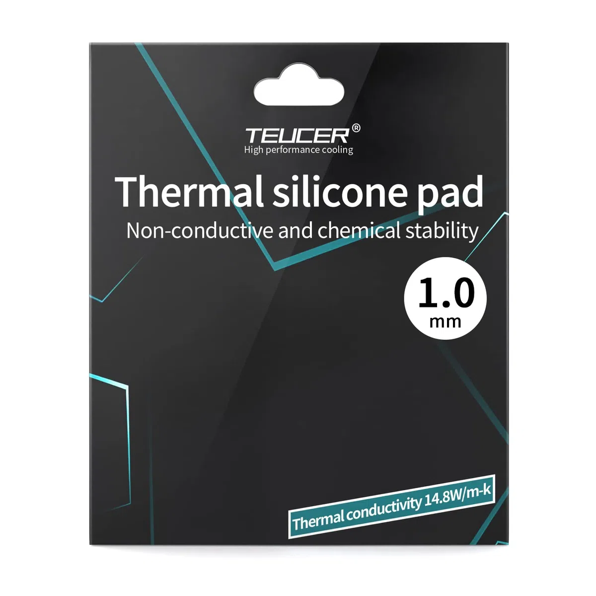 Pad Termico 14,8 W/MK,120x120x1mm Thermal Pad, Pad Termici in Silicone per dissipatore di Calore/GPU/CPU/LED (1mm)