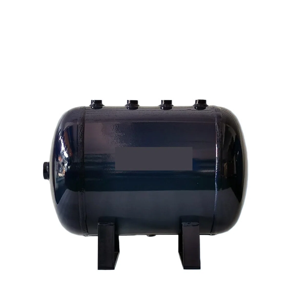 Serbatoio di stoccaggio del gas compressore d'aria da 10L 30L, piccolo serbatoio pressione buffer vuoto orizzontale con supporto for clacson ad aria compressa Alta efficienza(10L-H)
