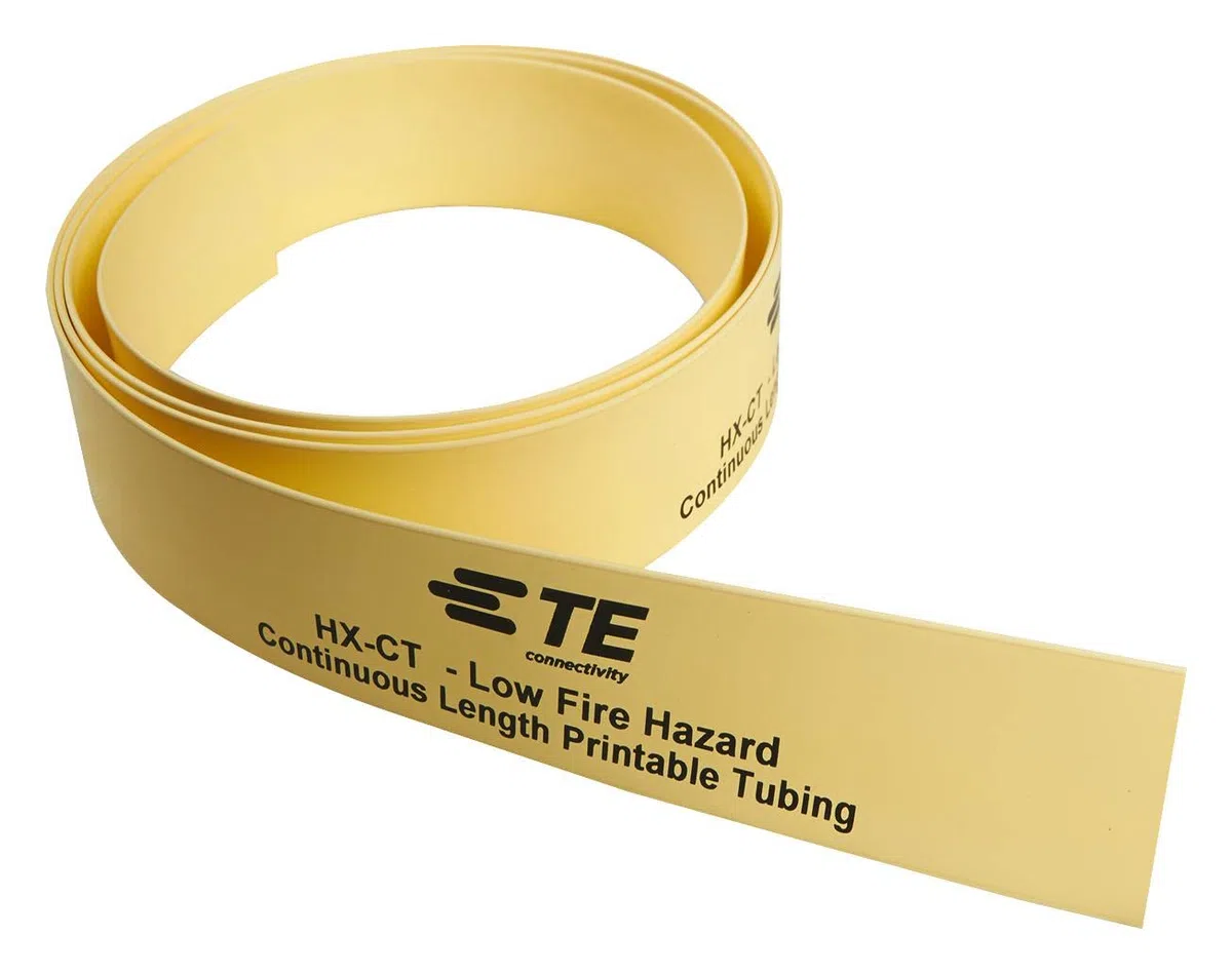 Tubo termorestringente, 2:1, 6,4 mm, giallo, confezione da 50, EL8206-000