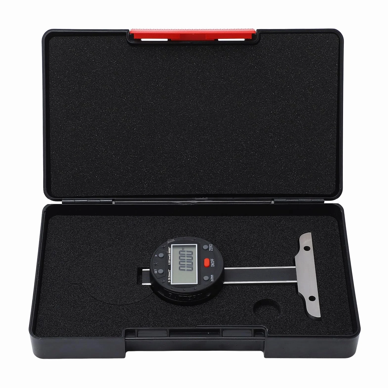 Profondità elettronica, misuratore di profondità digitale con display LCD, precisione 0001mm. Profondità in acciaio inossidabile, 0 508mm. Gamma di trasferimento di dati USB per