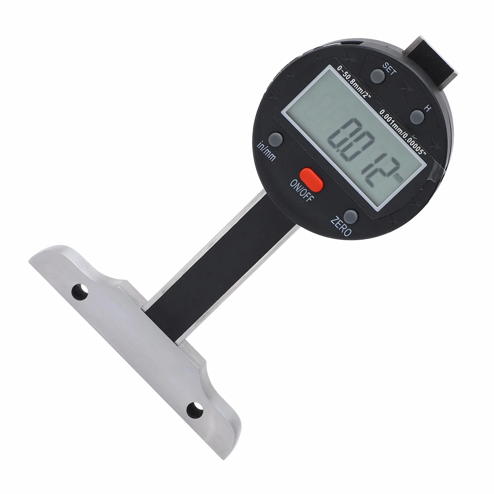 Profondità elettronica, misuratore di profondità digitale con display LCD, precisione 0001mm. Profondità in acciaio inossidabile, 0 508mm. Gamma di trasferimento di dati USB per