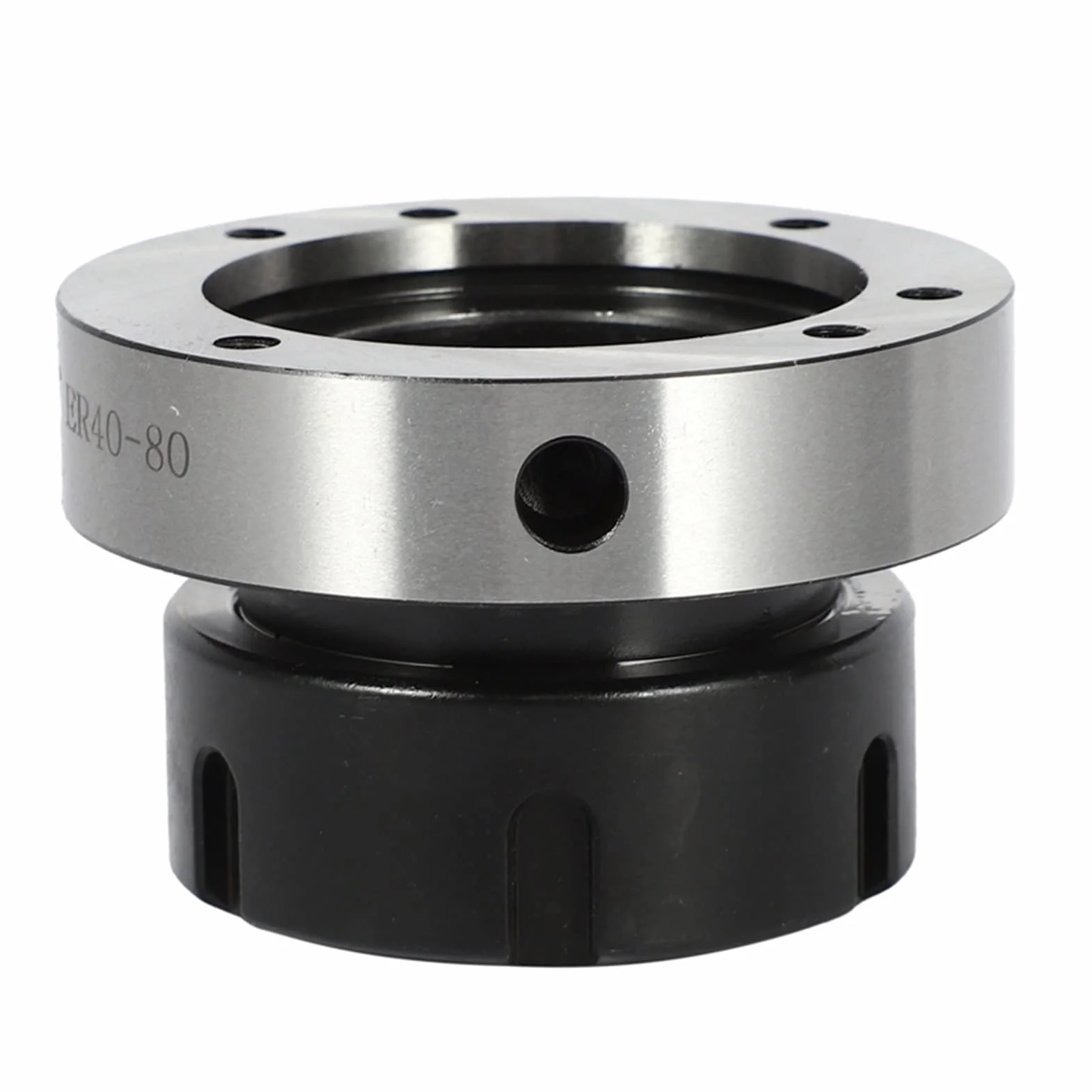 Mandrino del Tornio, Diametro 80 mm ER40. Supporto del mandrino acciaio di accuratezza for Cnc. Portautensili tornio della macchina da tavola fresatura