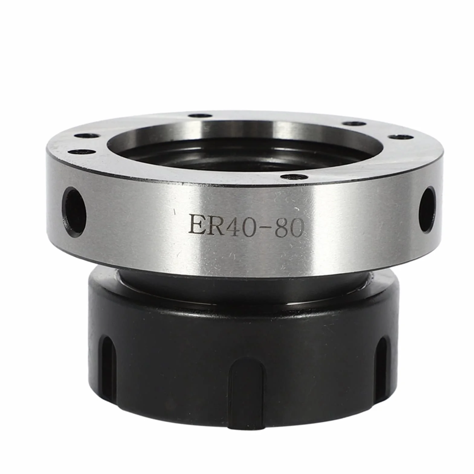 Mandrino del Tornio, Diametro 80 mm ER40. Supporto del mandrino acciaio di accuratezza for Cnc. Portautensili tornio della macchina da tavola fresatura