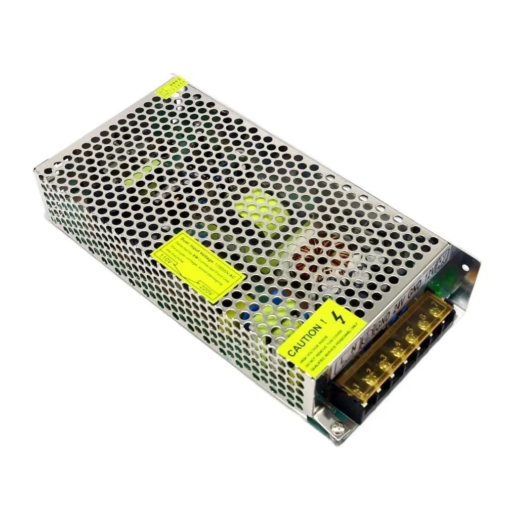 Alimentatore Da Banco,Alimentatore Da Laboratorio Dc. 5V 12V 24V. Alimentatore di commutazione 15 0W 200W 250W. Doppia uscita DC. Alimentatore motore con due serie di output(24V8A 12V5A Dual)