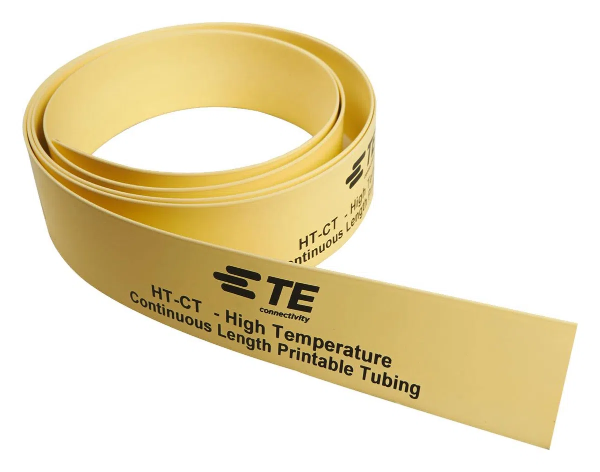 Tubo termorestringente, 2:1, 3,2 mm, giallo, confezione da 50, EL8071-000