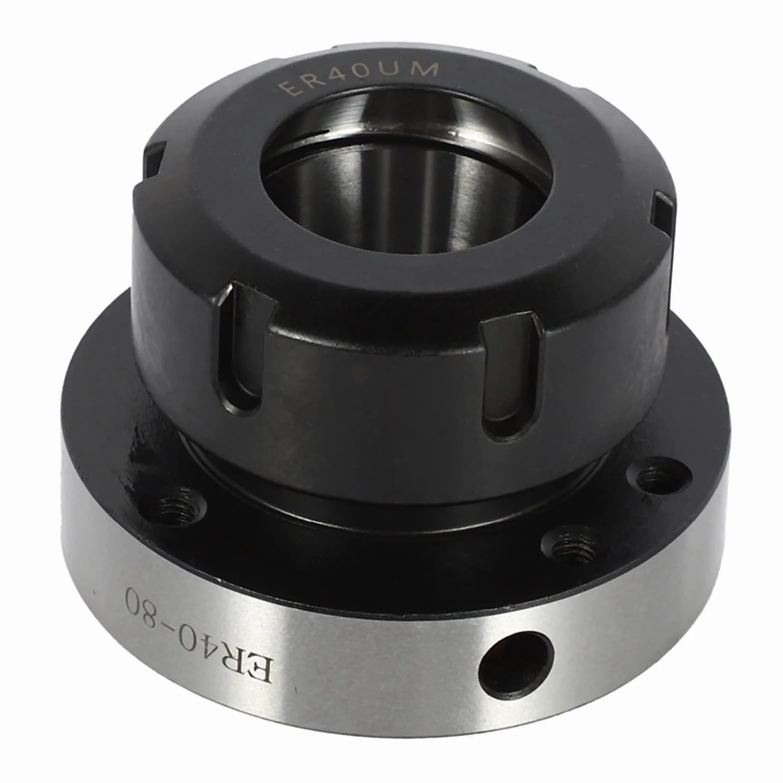 Mandrino del Tornio, Diametro 80 mm ER40. Supporto del mandrino acciaio di accuratezza for Cnc. Portautensili tornio della macchina da tavola fresatura